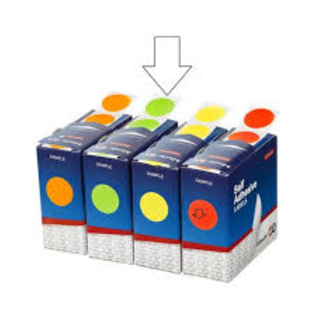 ESSENTIALS #11 480 LABELS COLOUR